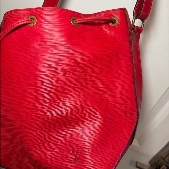 Louis Vuitton Red Epi Noe Bag - Picture 12 of 14